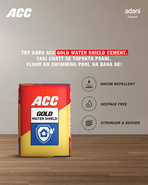 एसीसी गोल्ड वाटर शील्ड सीमेंट