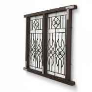 4X4 डब्ल्यूपीसी खिड़की बालाजी